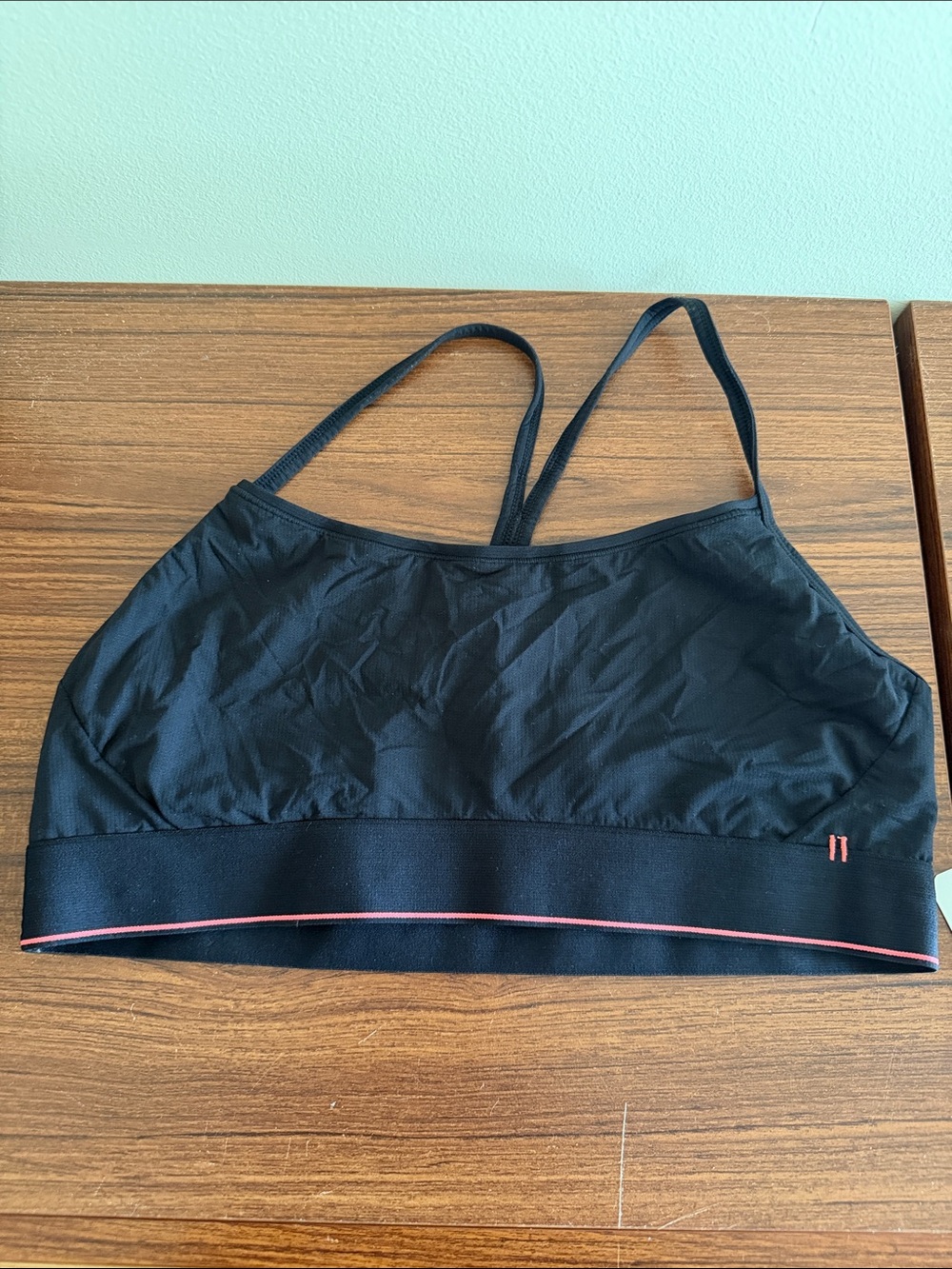 Stance Black Lightweight Athletic Bralette with Thin Straps